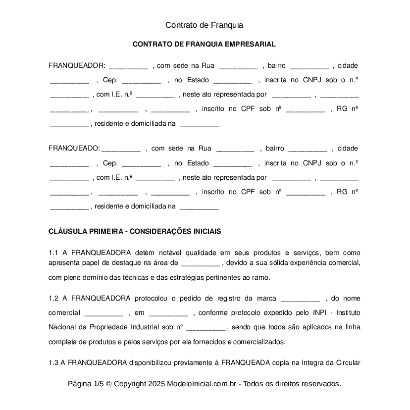 Guia Completo: Como Analisar um Contrato de Franquia