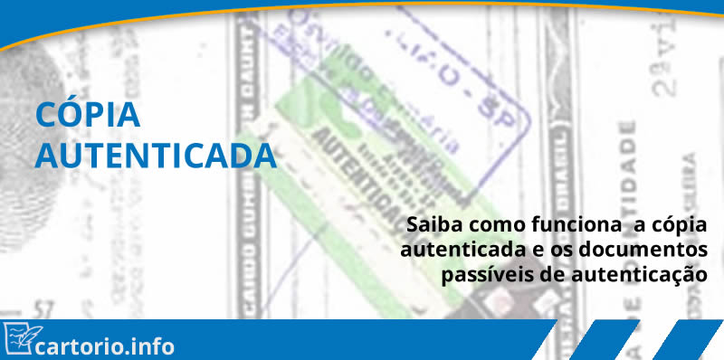 copia autenticada preço