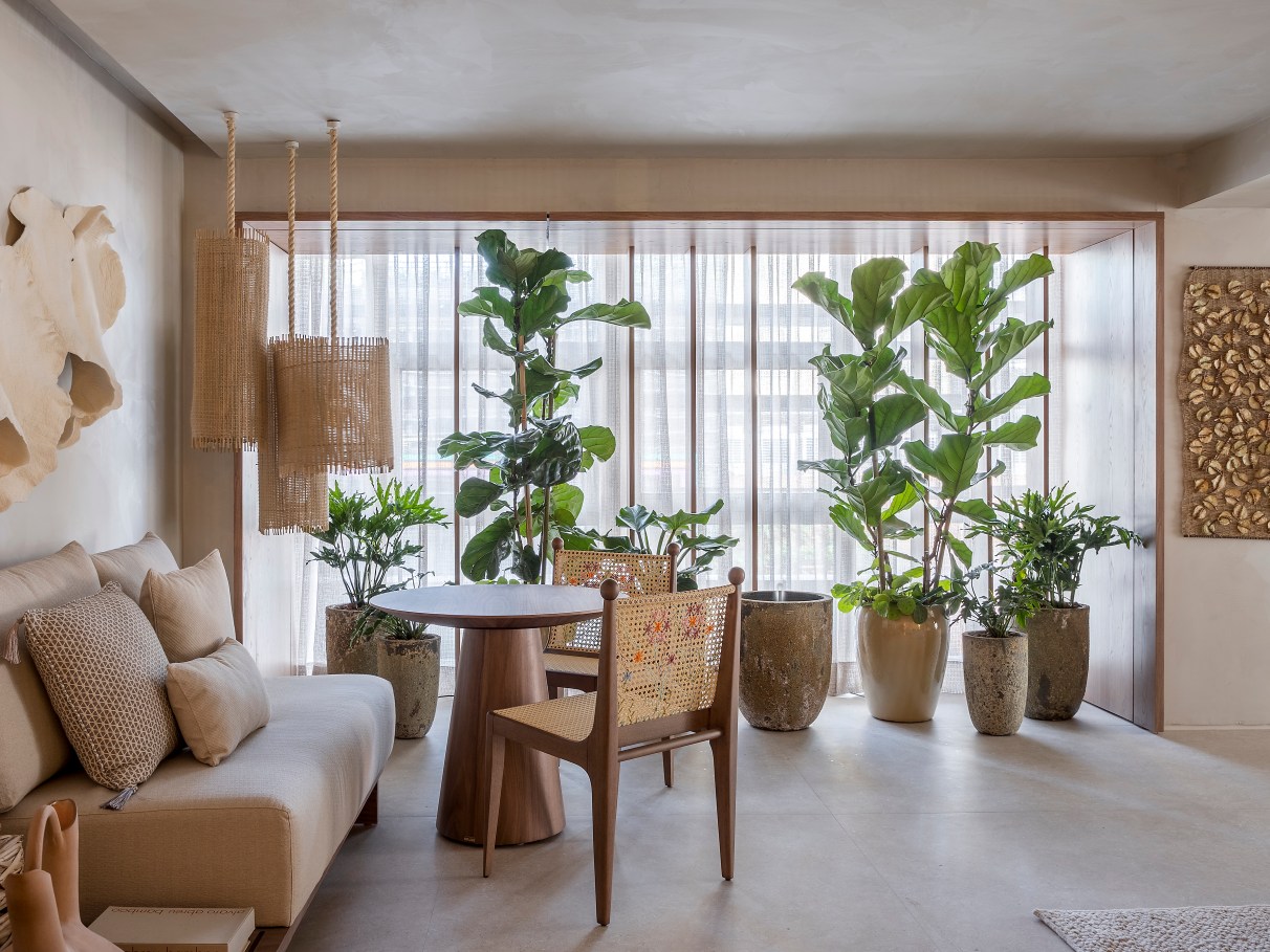 decoração boho chic para sala simples