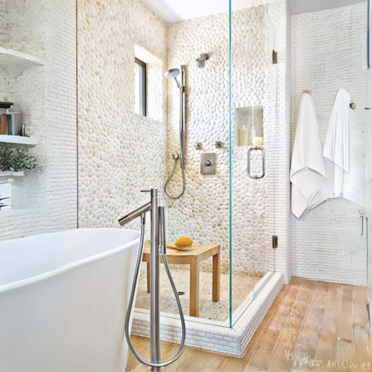 Cores e Estilos: Como Harmonizar Seixos com a Decoração do Seu Banheiro