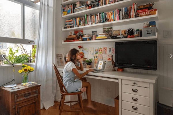 como montar uma biblioteca em casa