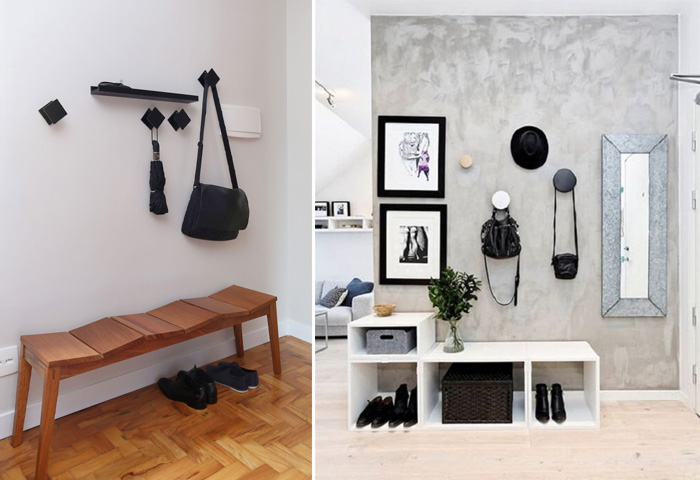 hall de entrada pequeno com pouco espaço