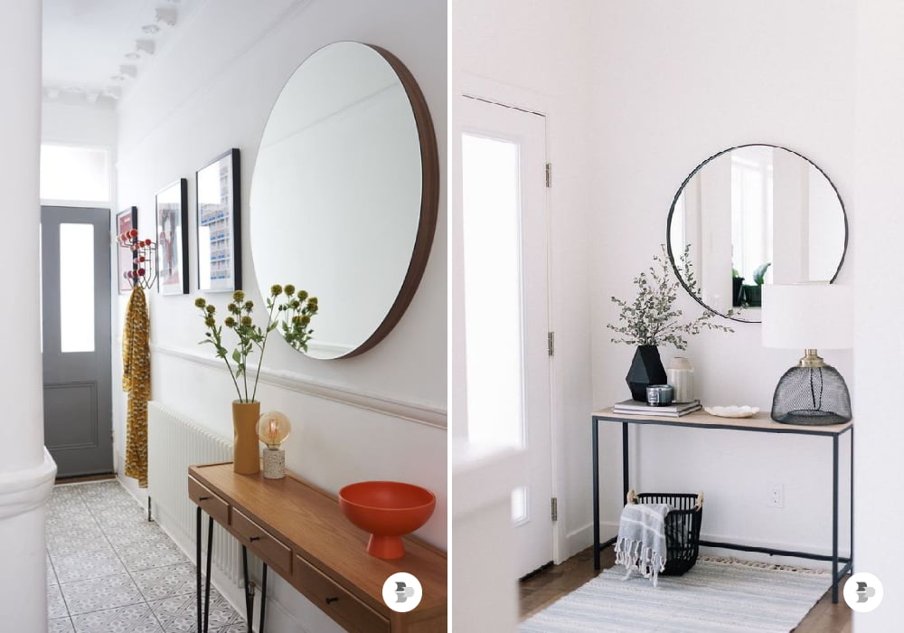 hall de entrada pequeno e estreito funcional