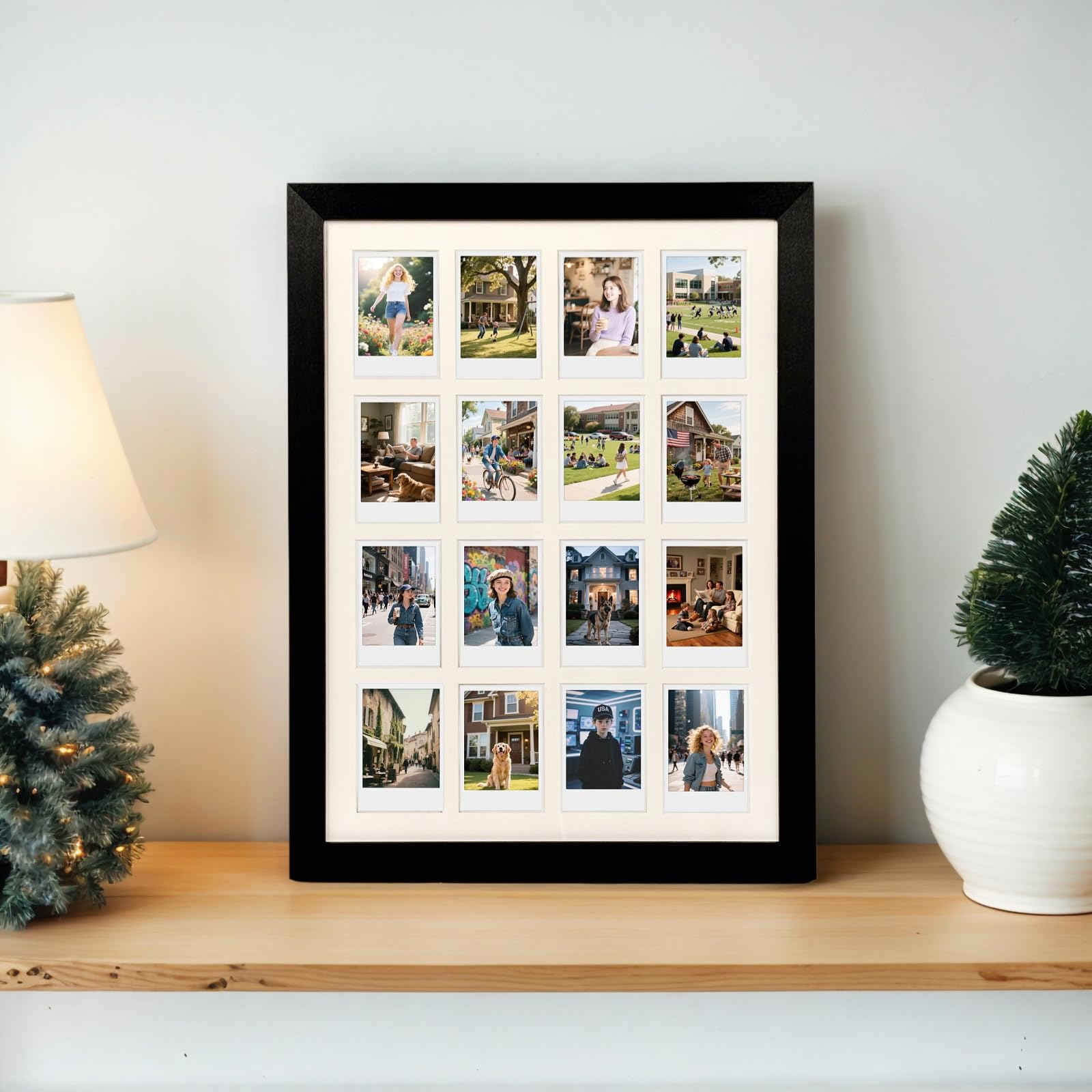 ideias criativas para decorar com polaroids