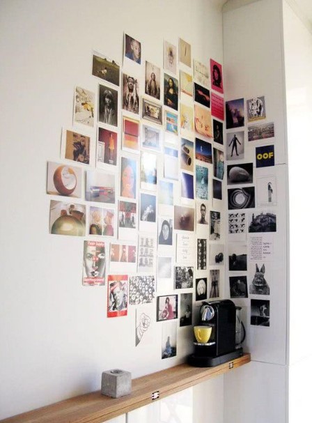 decoração quarto aesthetic polaroid
