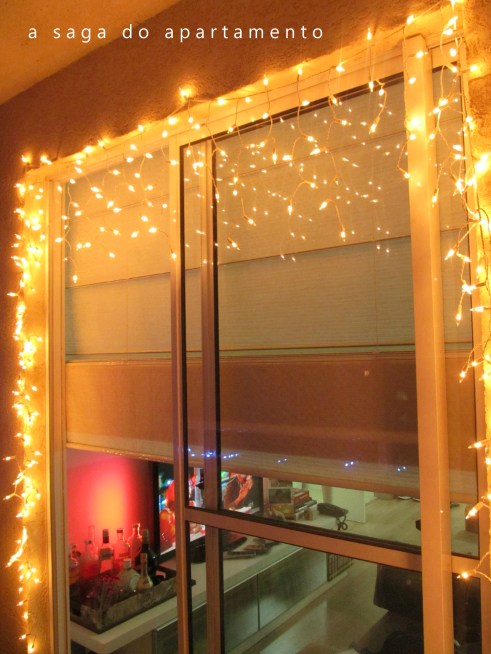 decoração de quarto com luzes de natal