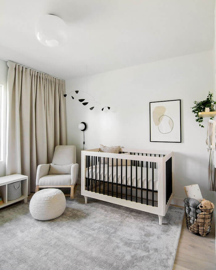 decoração de quarto de bebe neutro