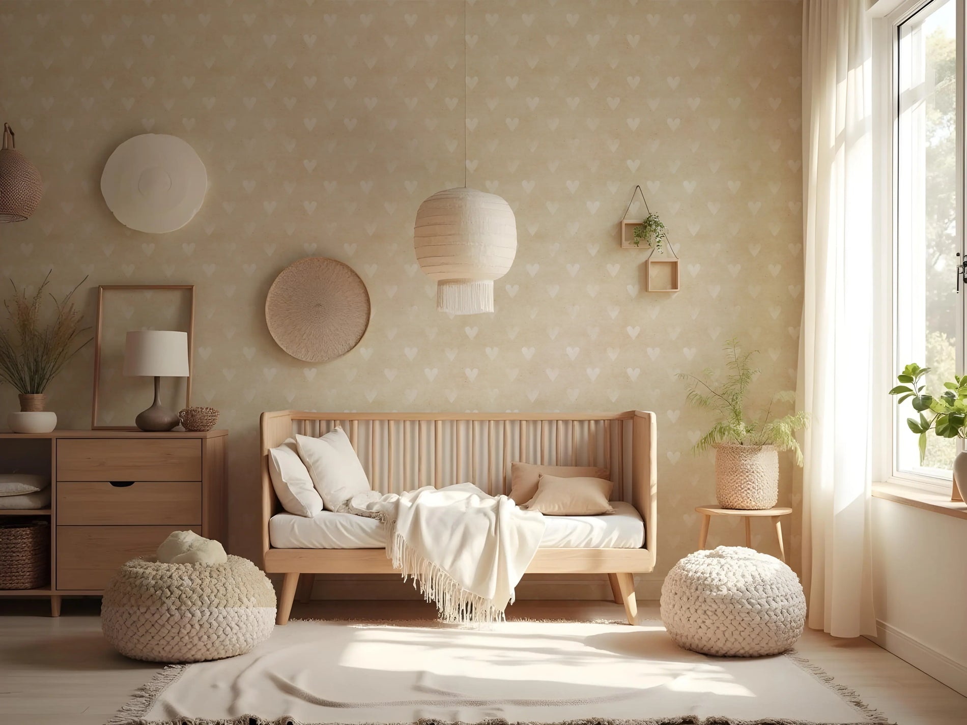 decoração de quarto de bebe neutro