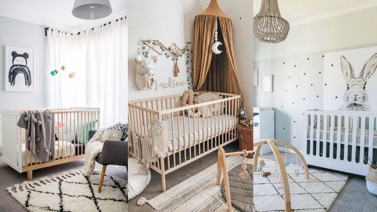 decoração de quarto de bebe neutro