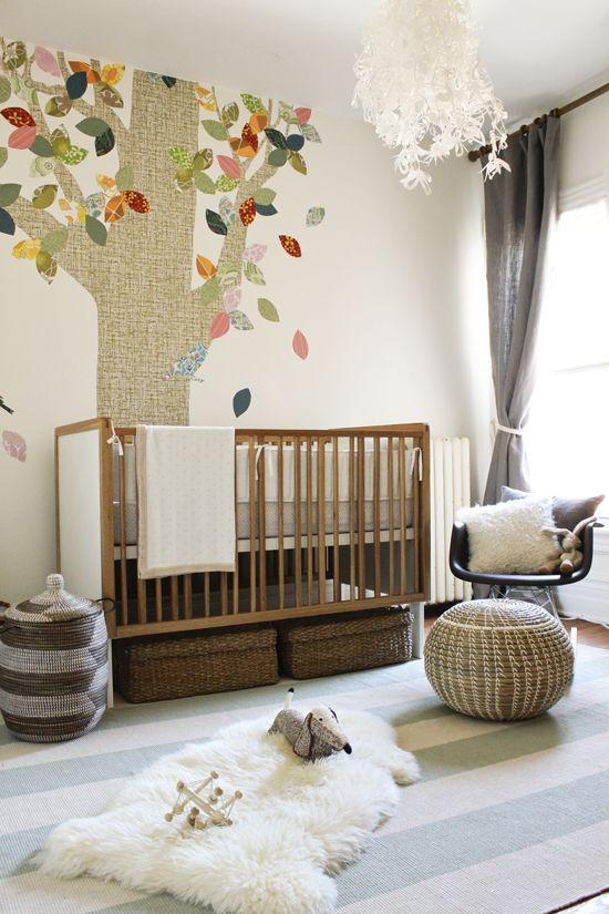 decoração de quarto de bebe neutro