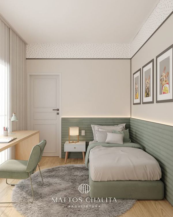 quarto de solteira romântico