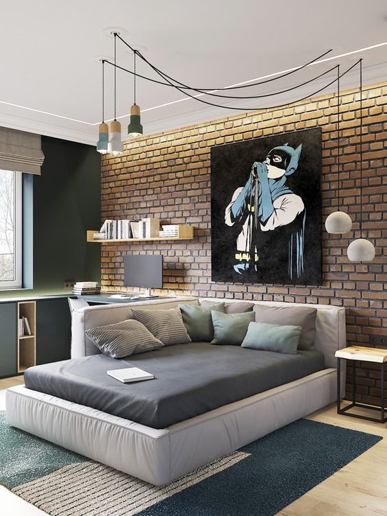 ideias de decoração quarto de solteiro masculino gamer