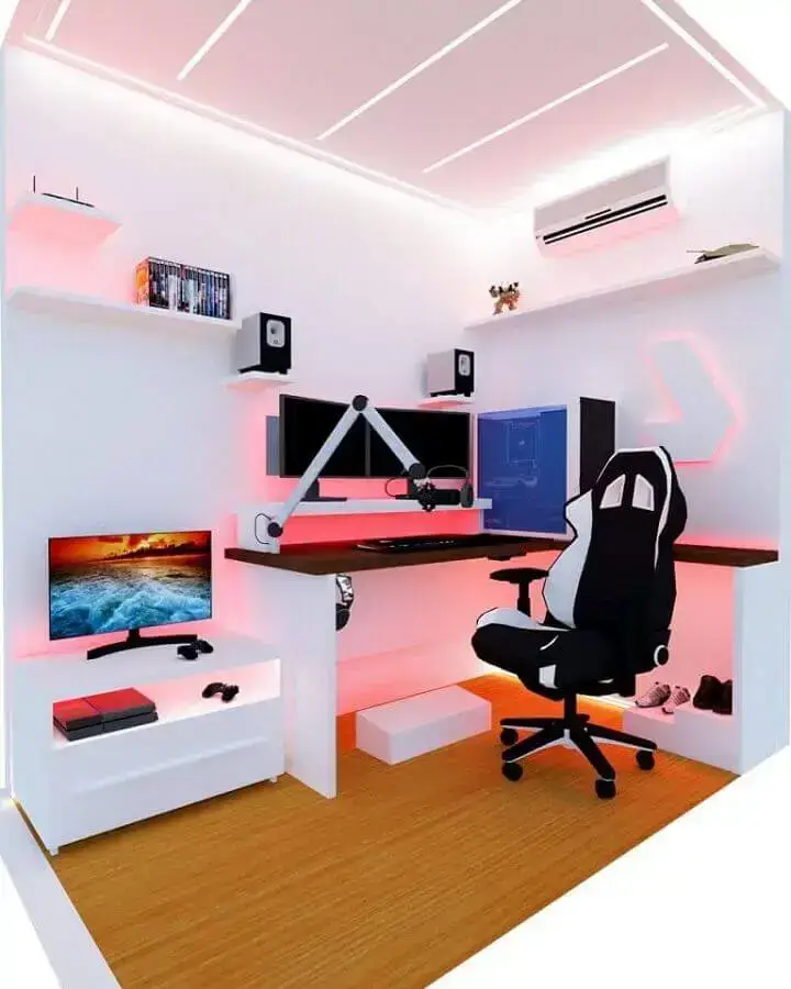 erros comuns ao decorar quarto gamer