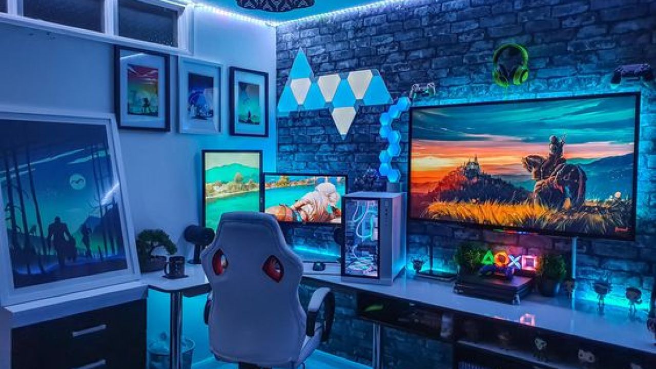 ideias de decoração quarto gamer simples