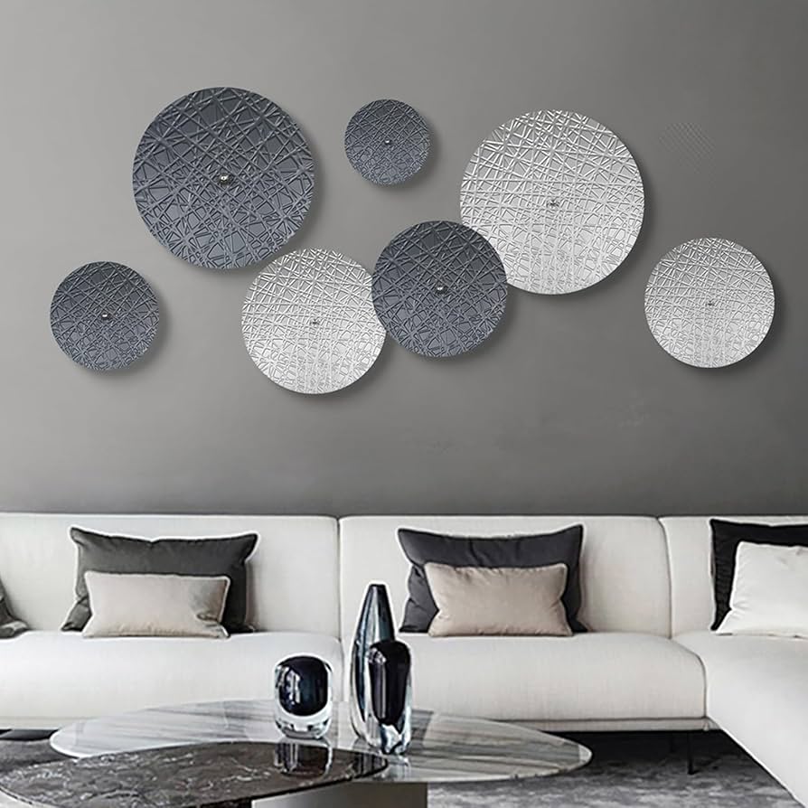 decoração sala parede cinza escuro
