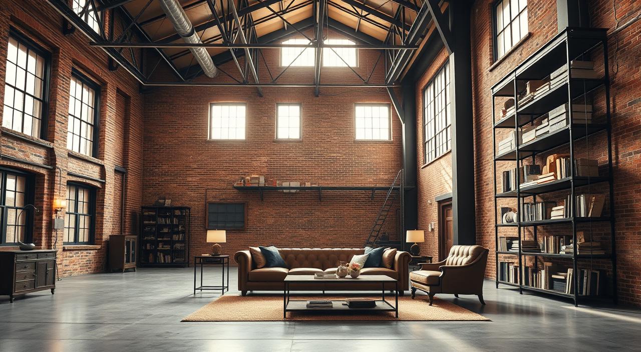 decoração industrial com metal