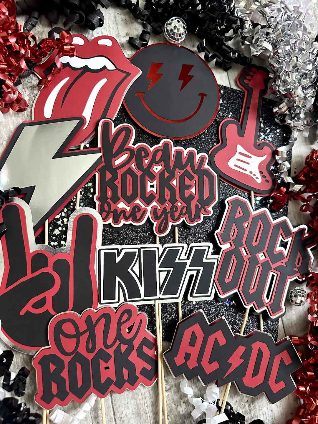 decoração rock n roll