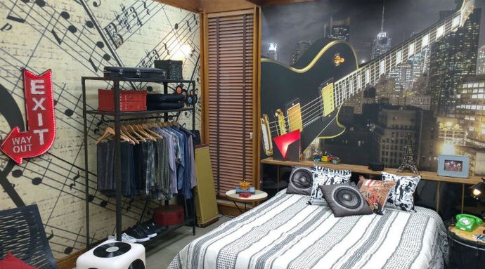 decoração rock blues