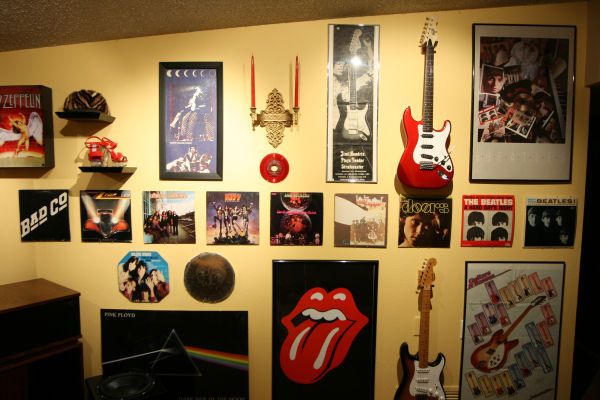 como usar discos de vinil na decoração rock n roll