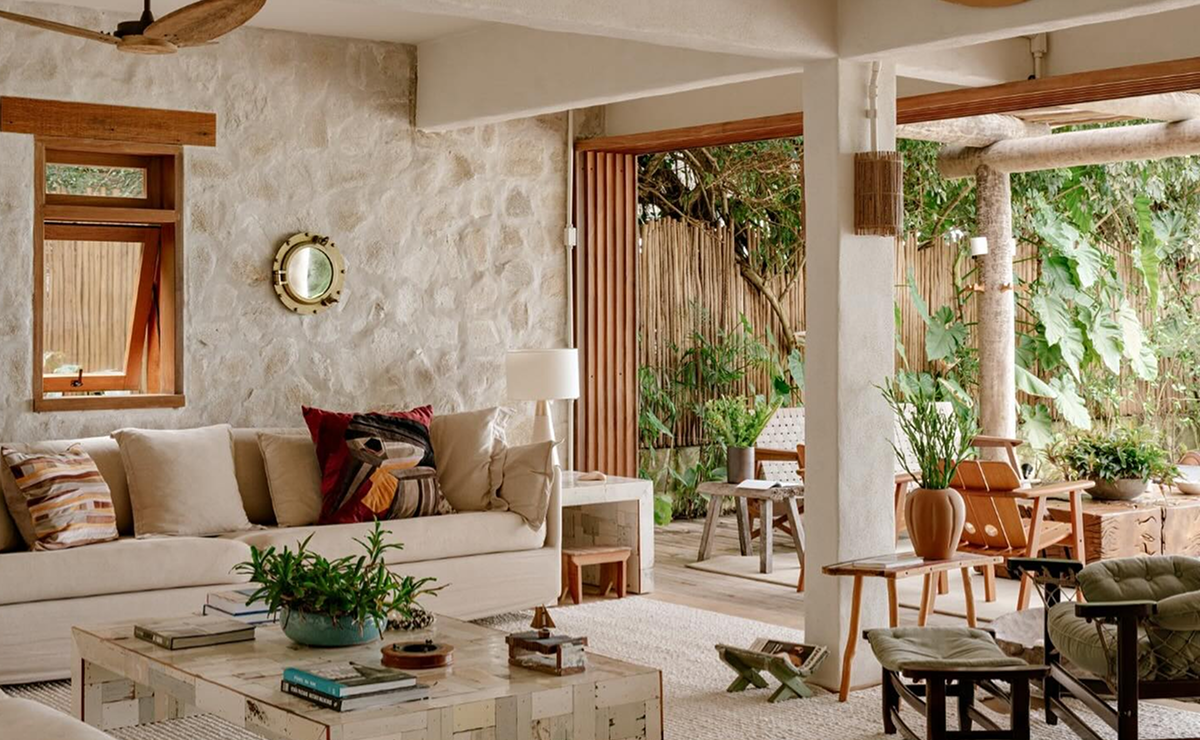 decoração rústica moderna para sala