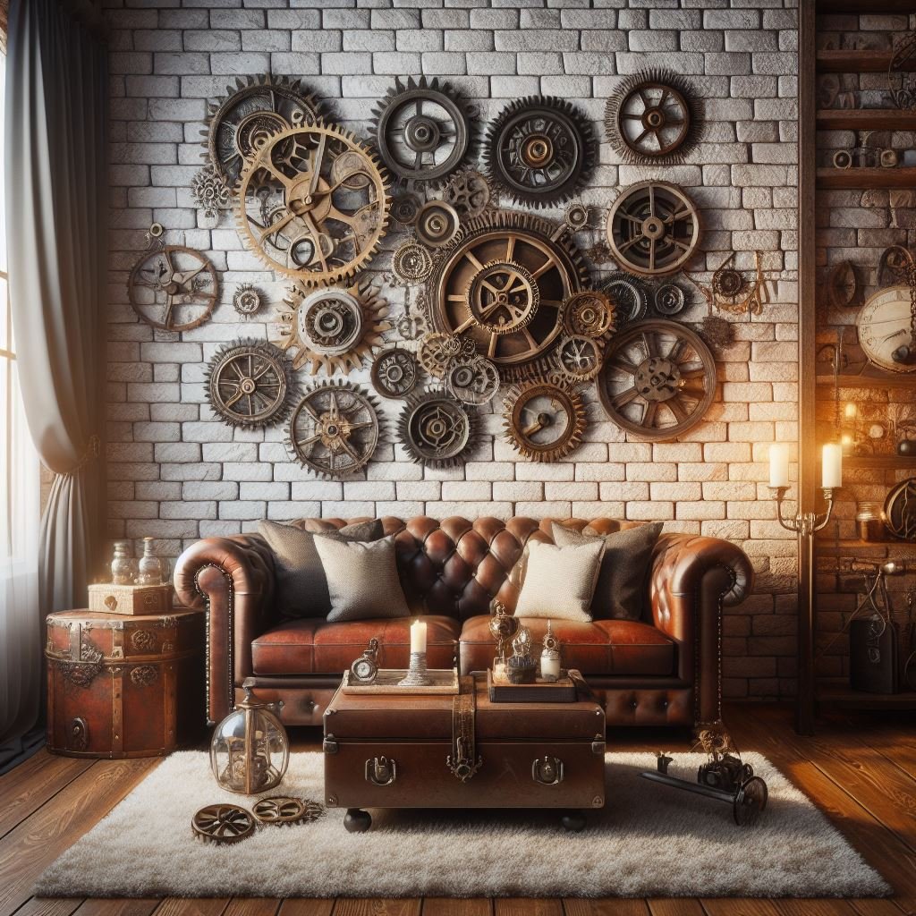 História e Inspiração por Trás do Estilo Steampunk na Decoração