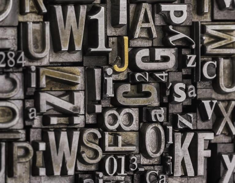 quadros com palavras