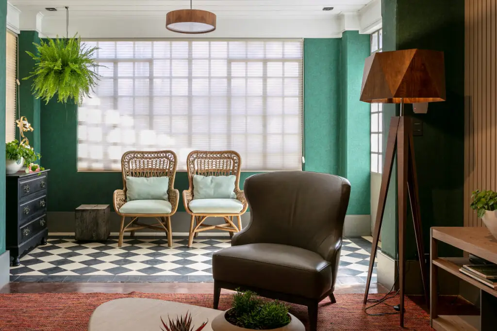 quanto custa decorar sala com móveis vintage