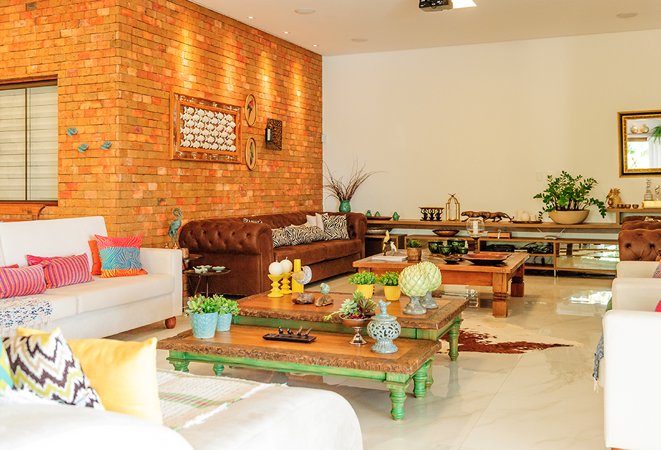 decoração vintage para sala