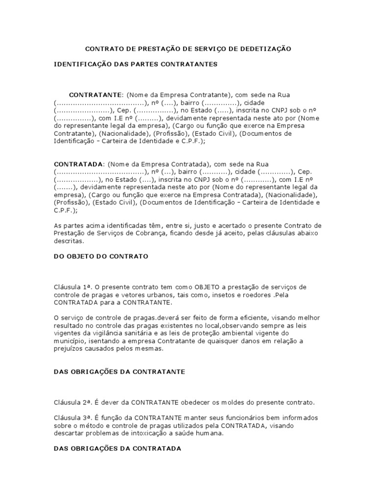 dedetização de comercio frequencia