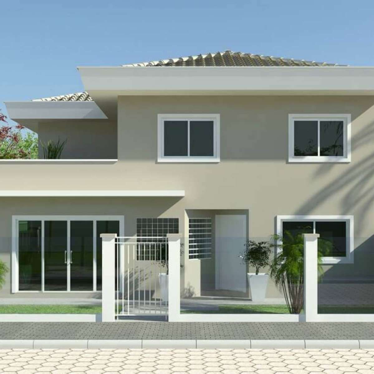 dicas para escolher a cor da fachada da casa