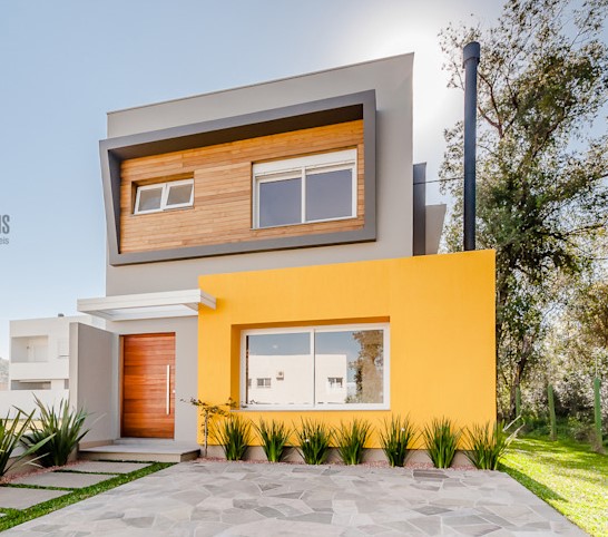 ideias de cores para fachada de casa moderna