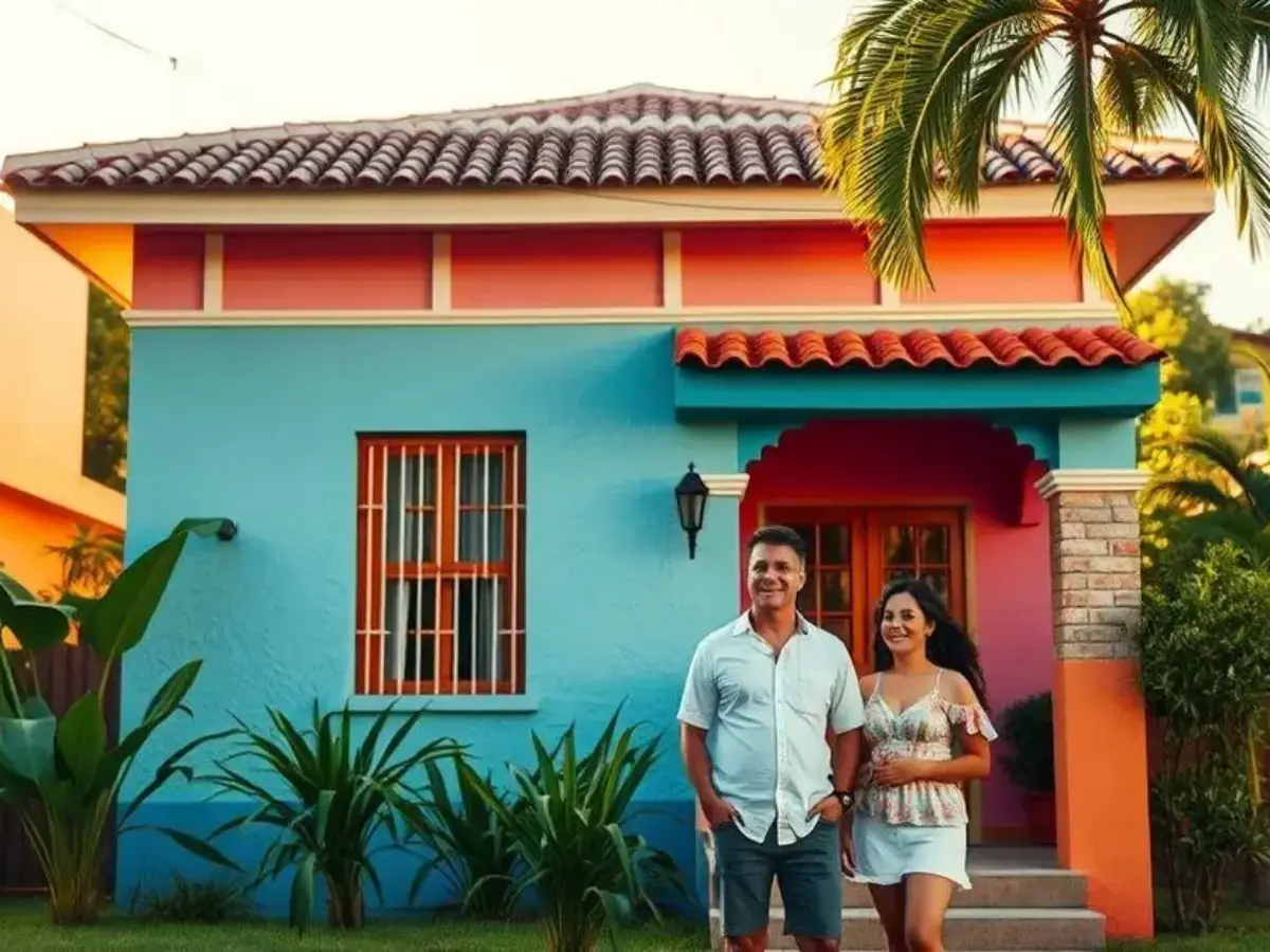 dicas para escolher a cor da fachada da casa