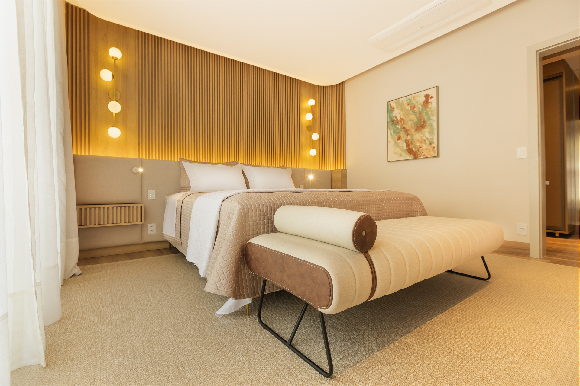 iluminação quarto sem gesso