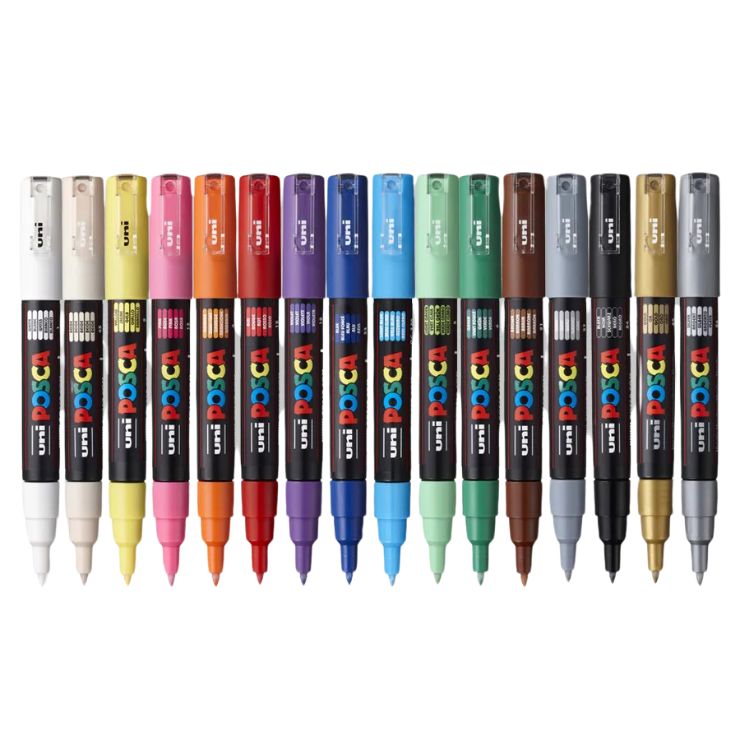 Como escolher a caneta Posca ideal para cada projeto