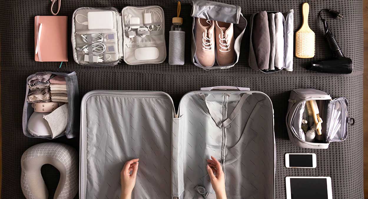 1. Como escolher o tamanho ideal de mala de viagem. 2. Mala rígida vs. mala flexível: qual a melhor para você? 3. Os 5 recursos essenciais para uma mala de viagem segura. 4. Guia completo de materiais para malas de viagem. 5. Dicas para identificar sua mala na esteira do aeroporto.