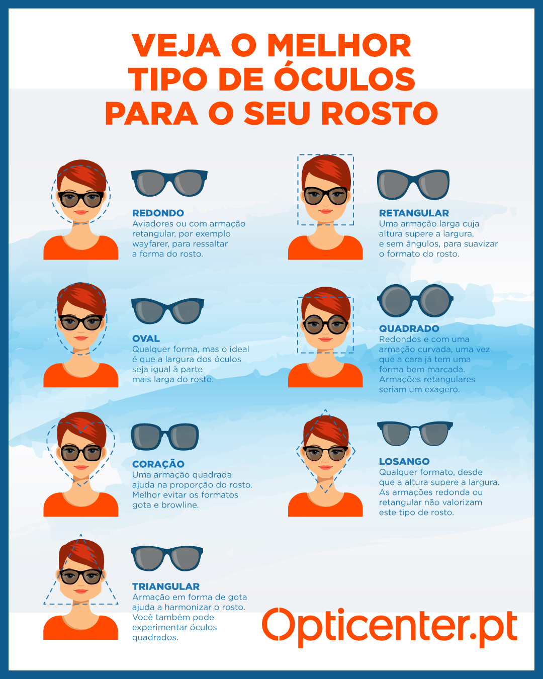 dicas para escolher oculos de sol para seu rosto