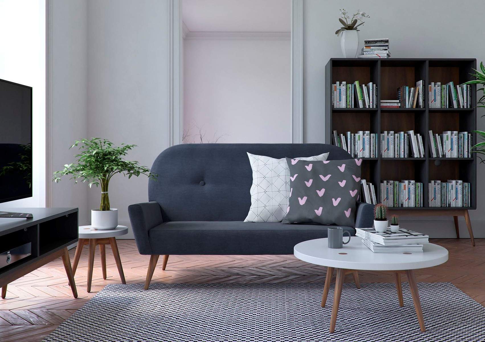 A arte de esconder fios: soluções práticas para sua sala