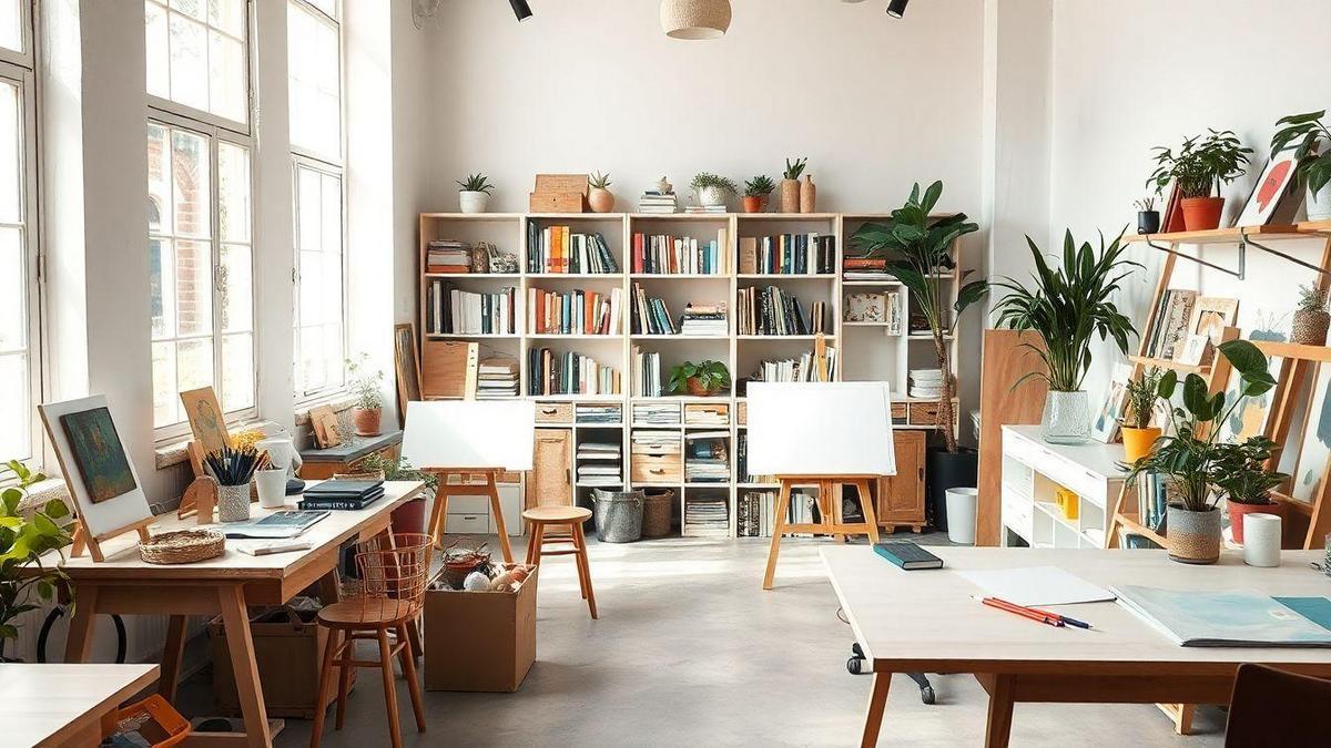 Móveis e Ferramentas Essenciais para um Ateliê de Artesanato Organizado