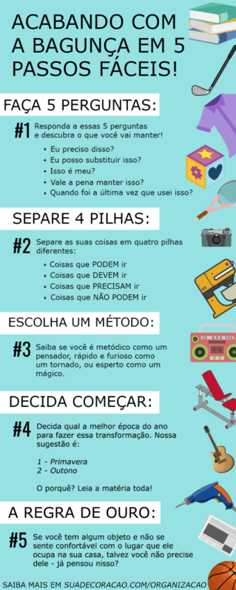 dicas para manter o porão organizado