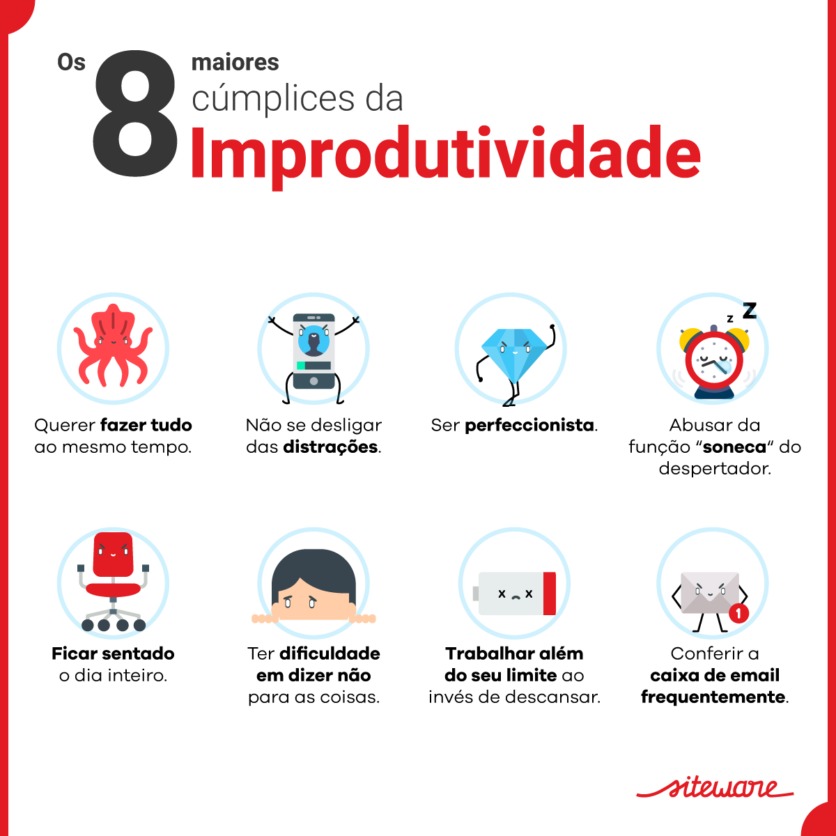 5 ideias de títulos:
1. O Poder do Foco: Estratégias Comprovadas para Turbinar sua Concentração
2. Domine suas Distrações: Um Guia Prático para Melhorar o Foco no Dia a Dia
3. Treine seu Cérebro: Técnicas de Produtividade e Hábitos para Aumentar a Concentração
4. Foco Imbatível: Como a Gestão do Ambiente e o Mindfulness Transformam sua Produtividade
5. Desbloqueie seu Potencial: Dicas Essenciais para Manter a Concentração e Alcançar seus Objetivos