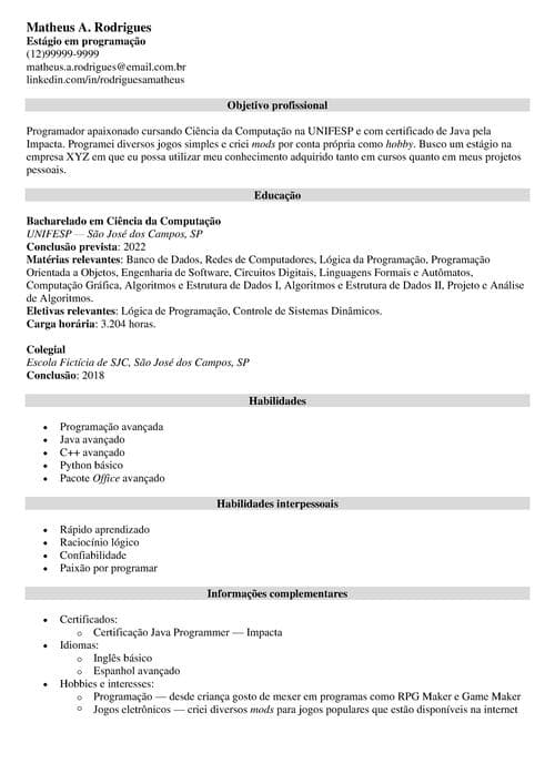 como conseguir estágio sem experiência