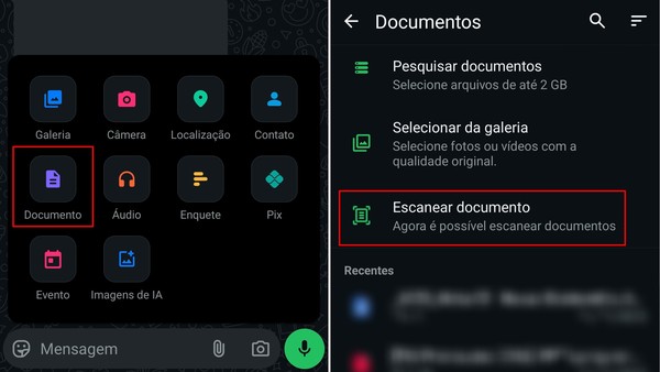 digitalização de documentos