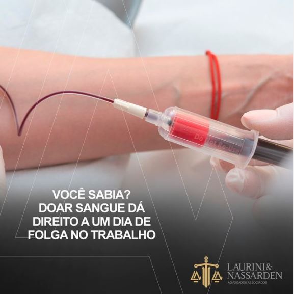 Além da folga: Outros benefícios e direitos para doadores de sangue