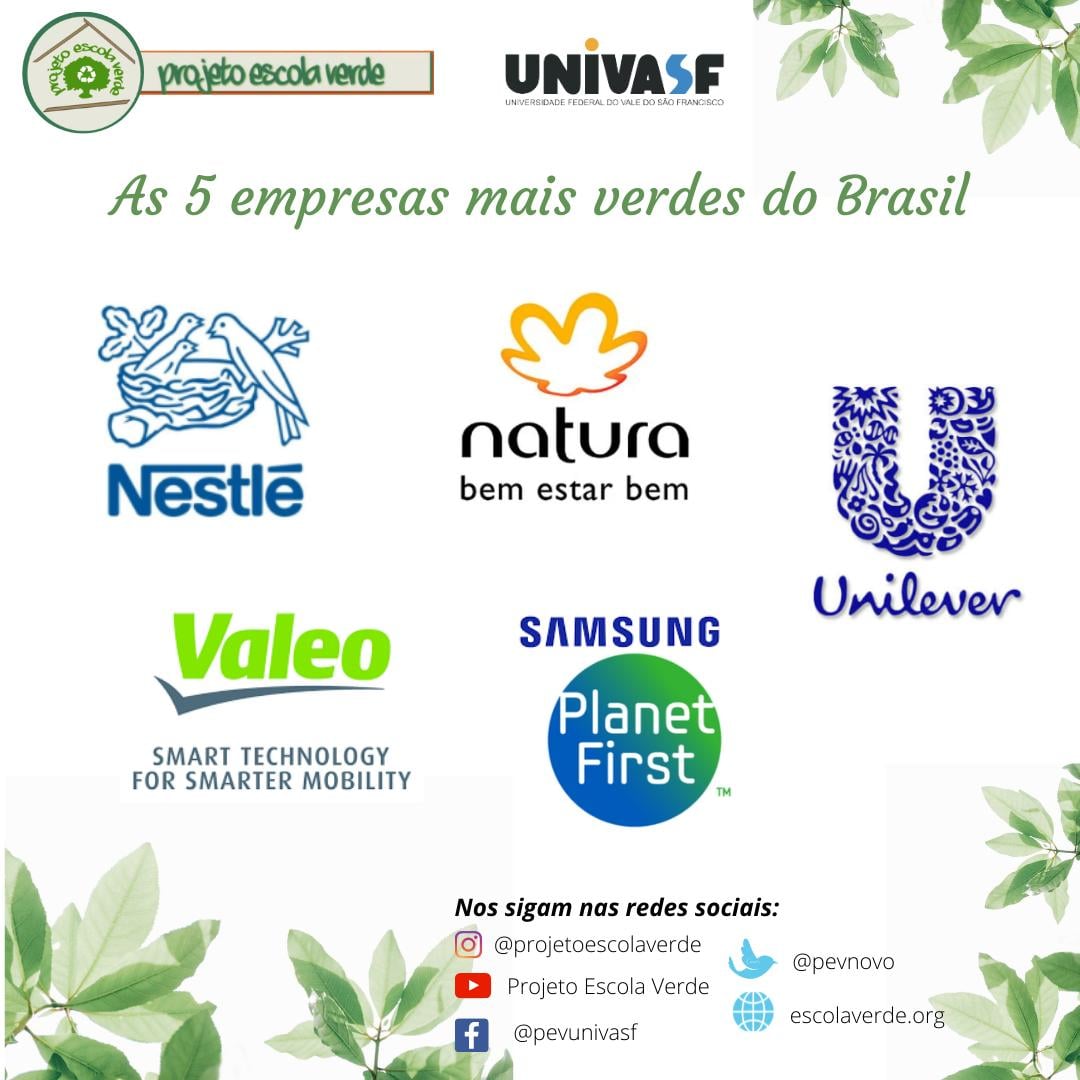 empresas com selo verde no brasil