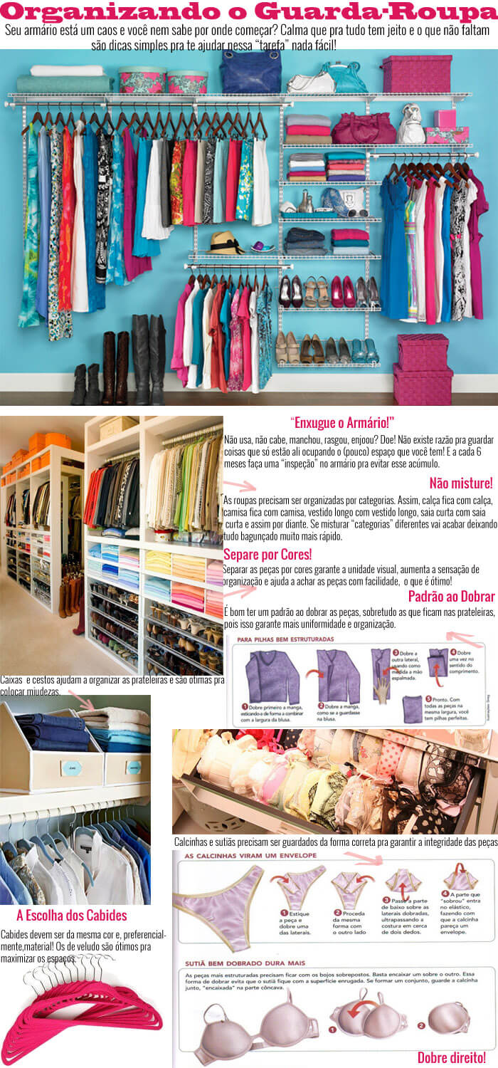 etiquetas para organizar o closet