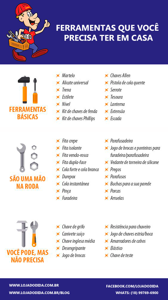 Como escolher a furadeira e parafusadeira ideal para sua casa