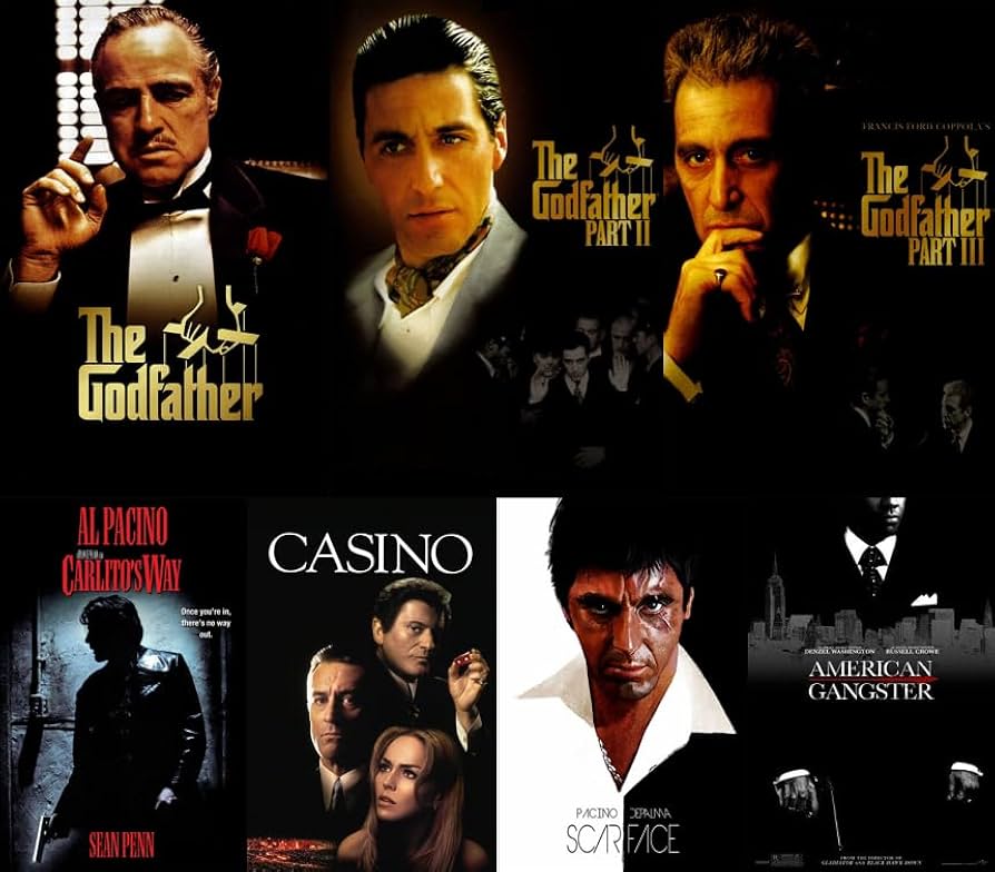 filmes de gangster e mafia
