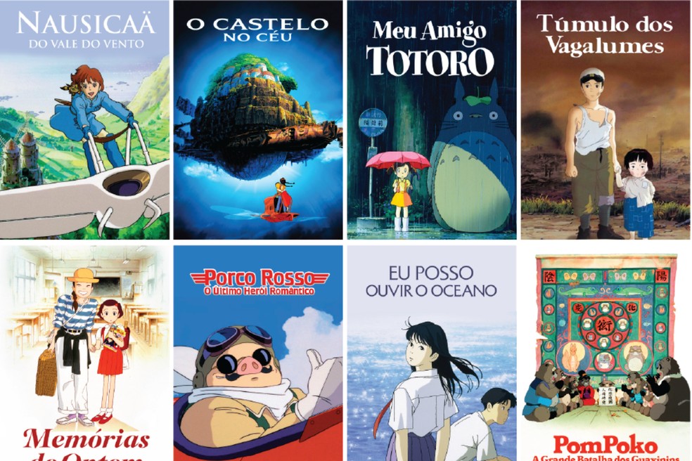 ordem cronológica filmes studio ghibli