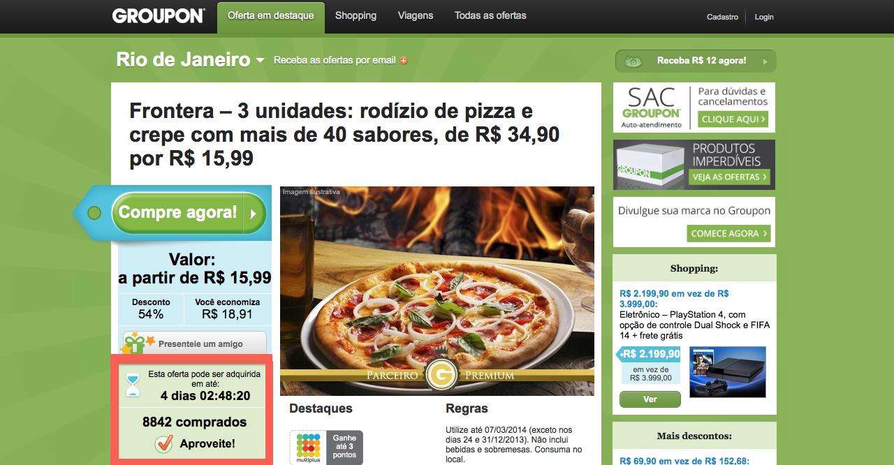 erros ao usar gatilho da urgencia