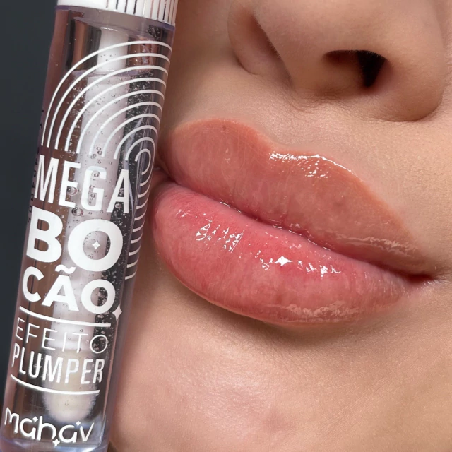 gloss com efeito plumping